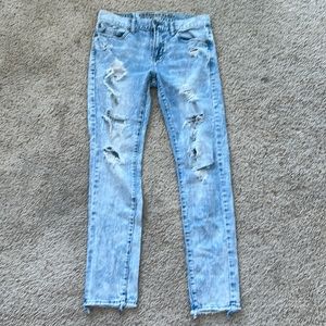 American Eagle Mens Flex Skinny Jeans Blue size 30x32